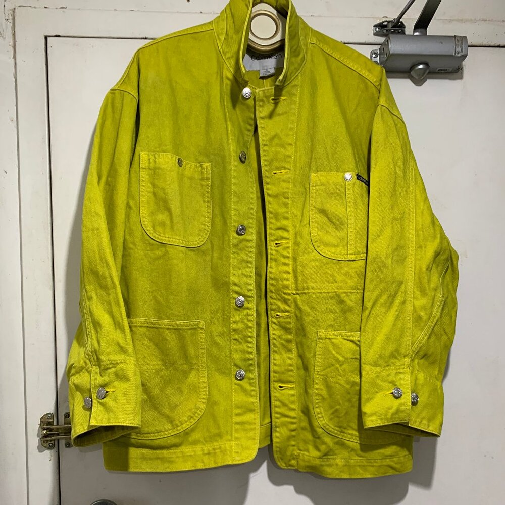 CALVIN KLEIN MILITARY DENIM JACKETS SIZE M